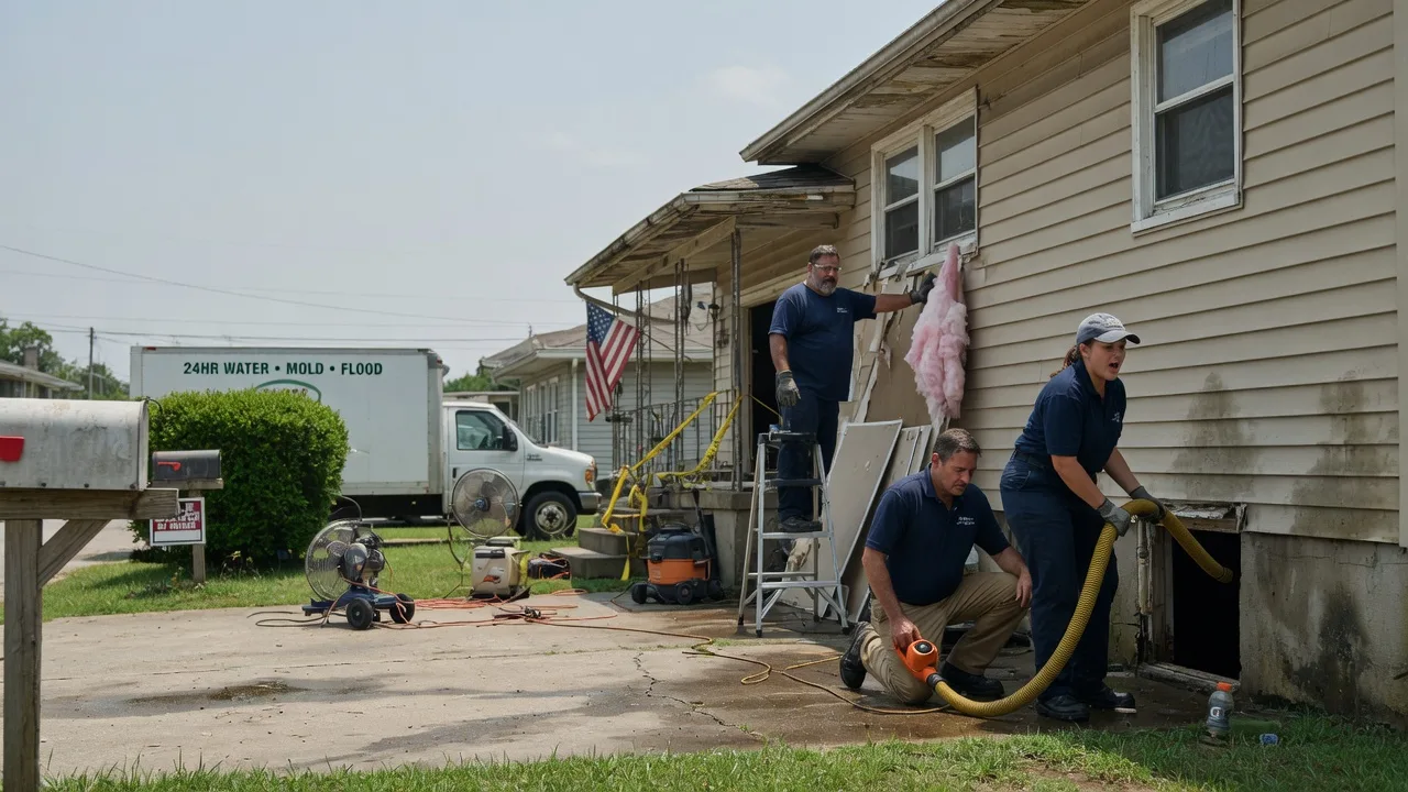 Water Damage Repair in Harrisonville, PA near me